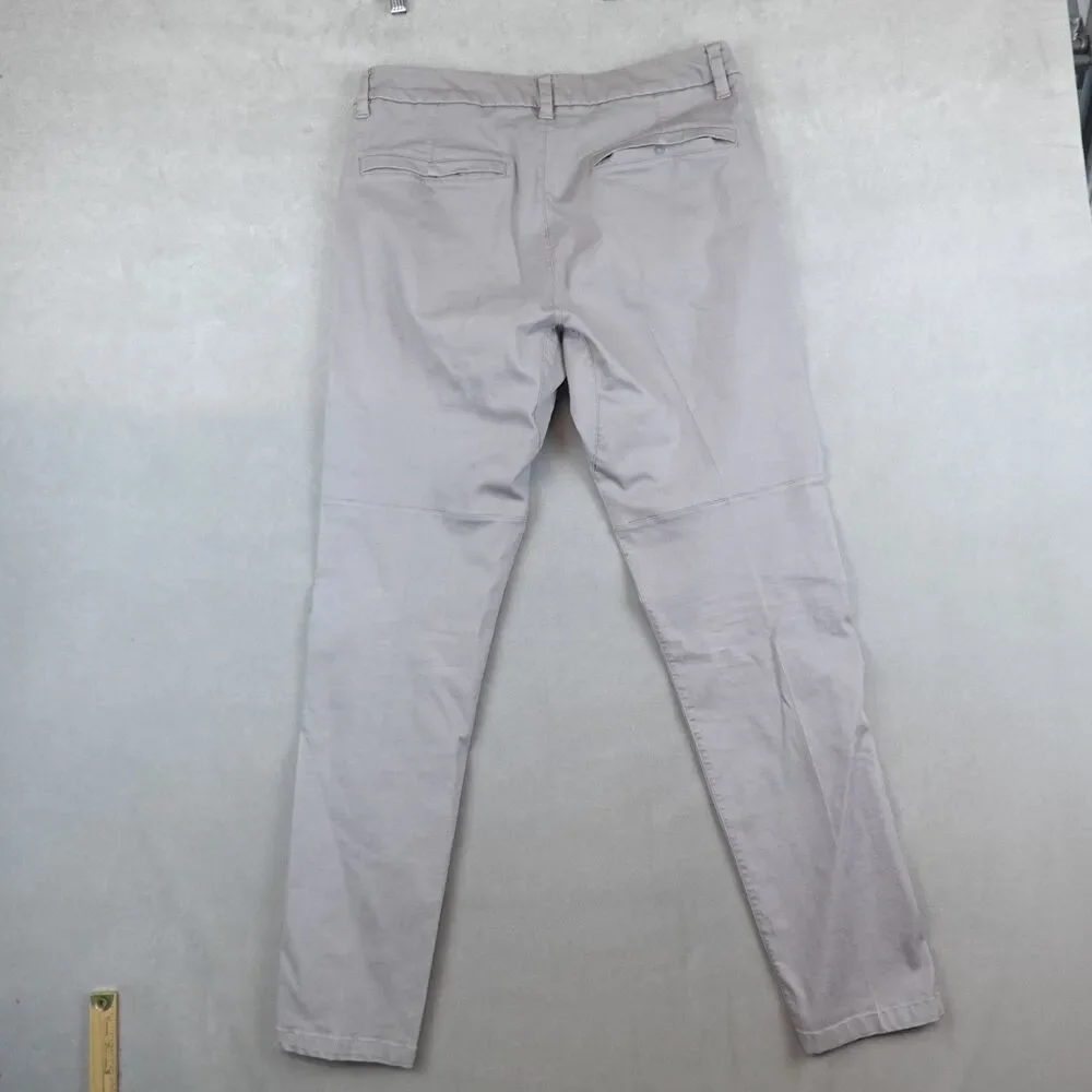 Lululemon Commission Pants Mens 32x32 Slim Fit Oxford Gull Grey Performance